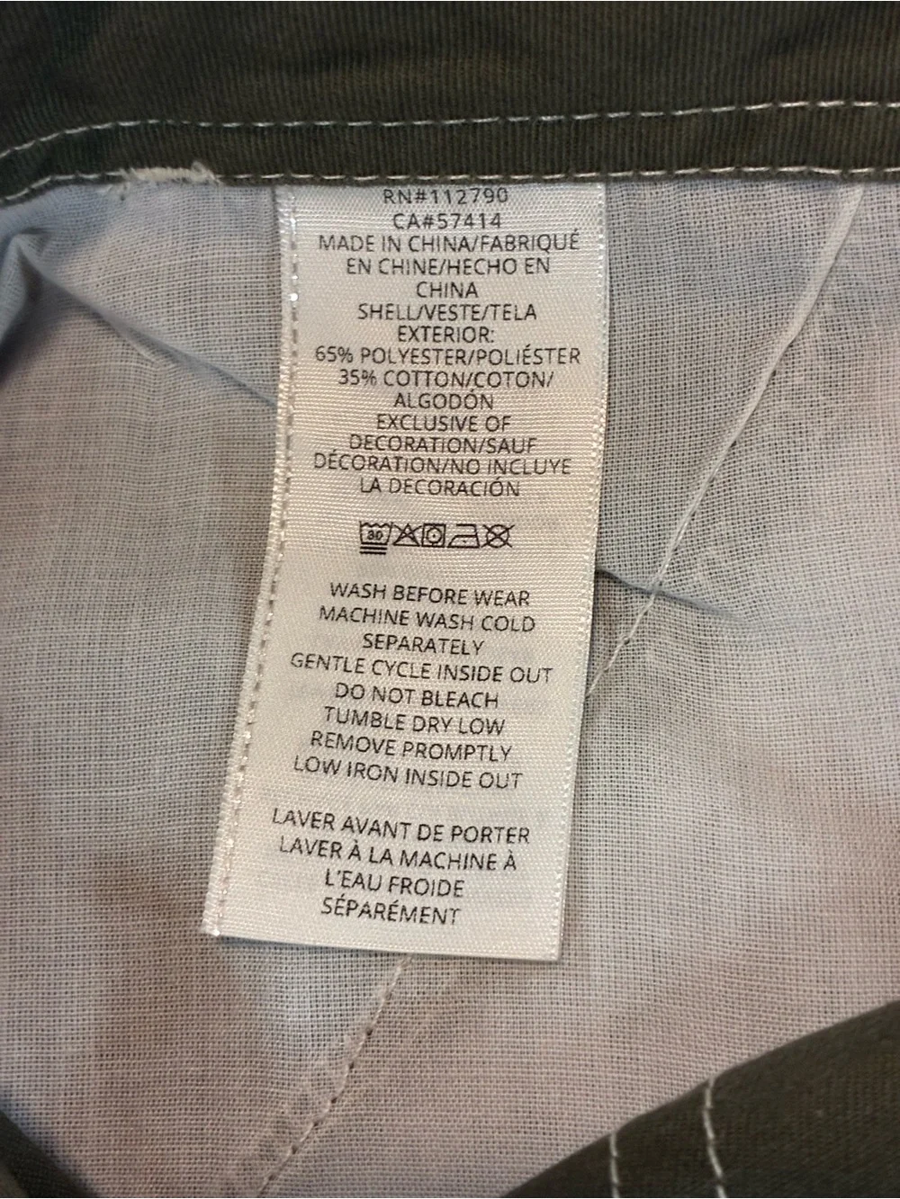 True Religion Olive Green Cargo Pants with Utility Pockets